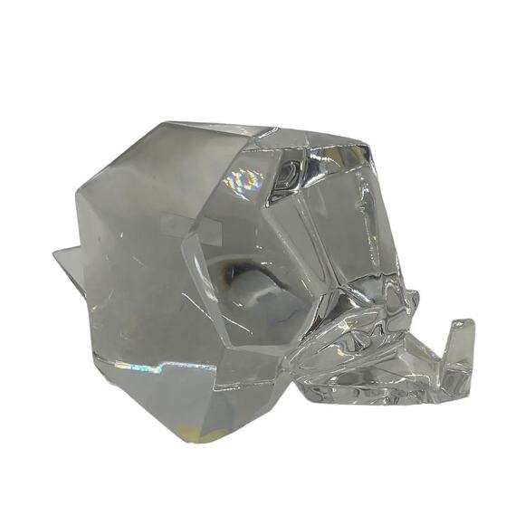 Late 20th Century Baccarat Crystal Large Orgami Elephant Figurine Red Box - Picture 4 of 13